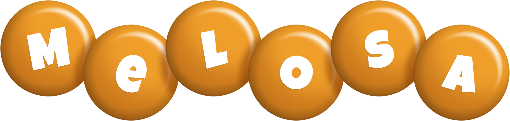 Melosa candy-orange logo