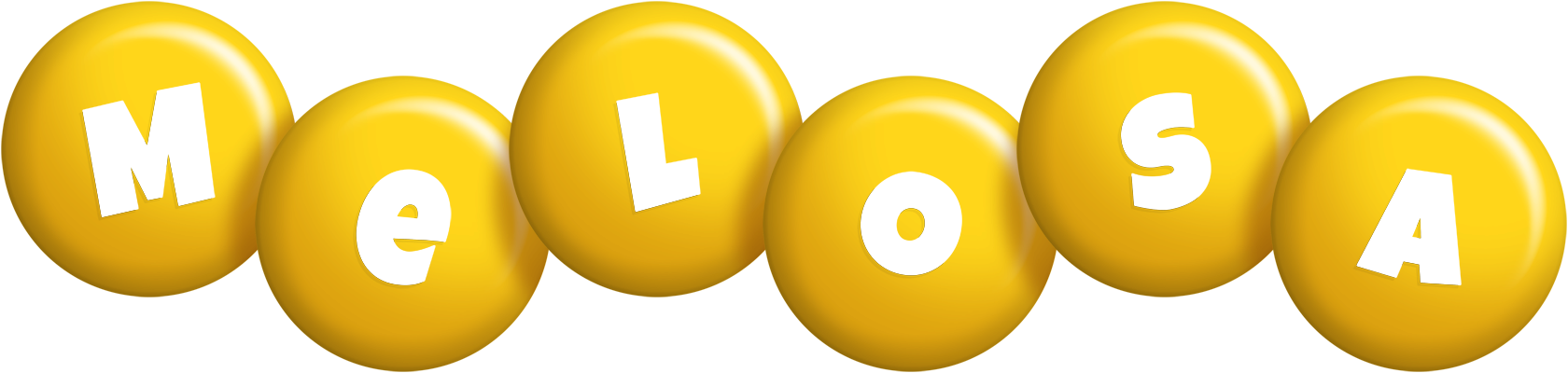 Melosa candy-yellow logo