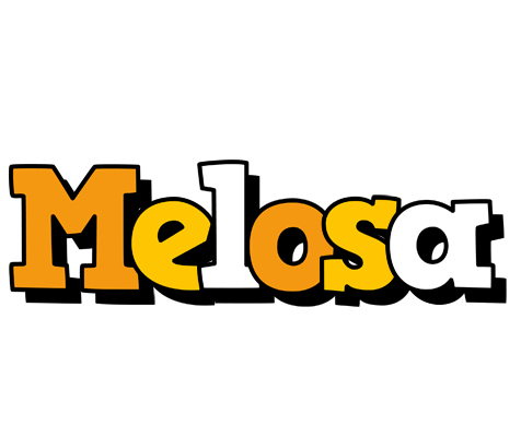 Melosa cartoon logo
