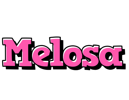 Melosa girlish logo