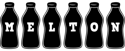 Melton bottle logo