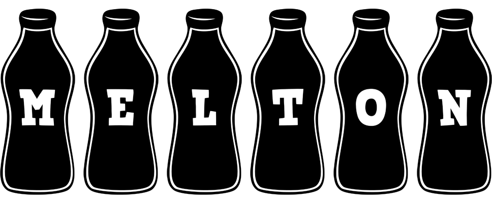 Melton bottle logo