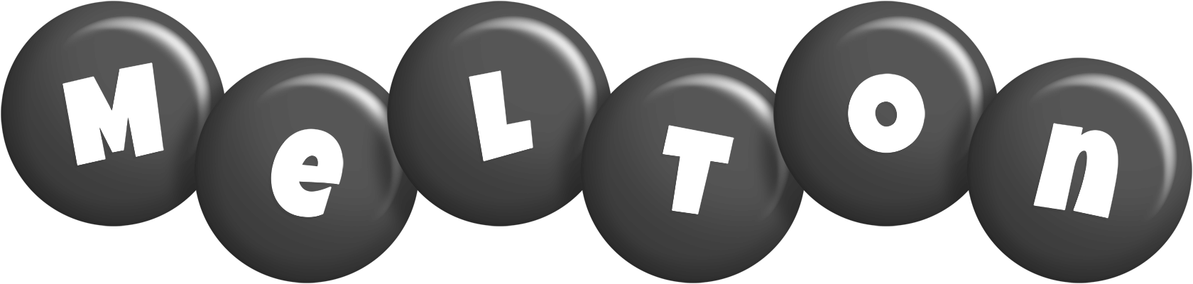 Melton candy-black logo