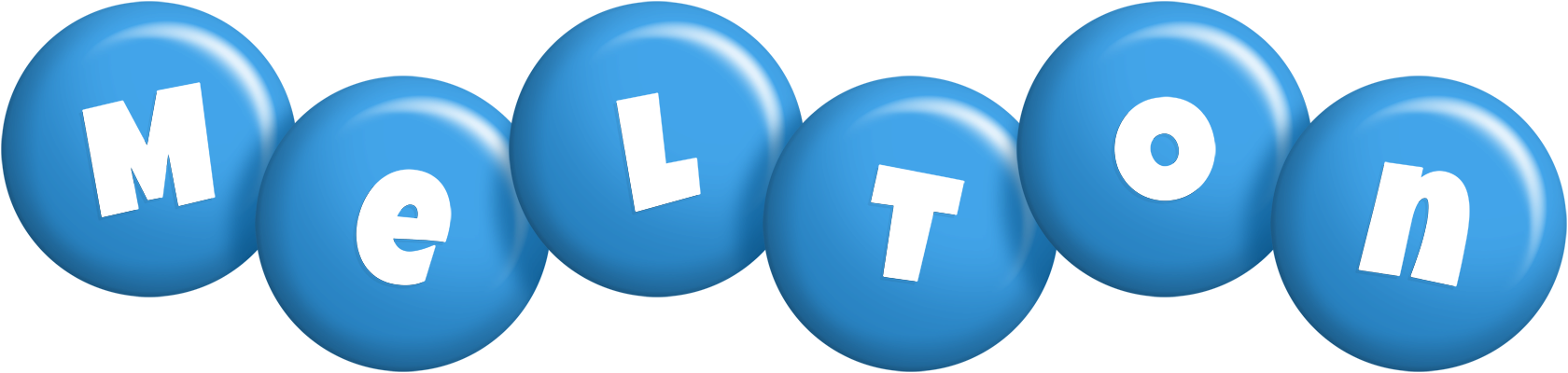 Melton candy-blue logo