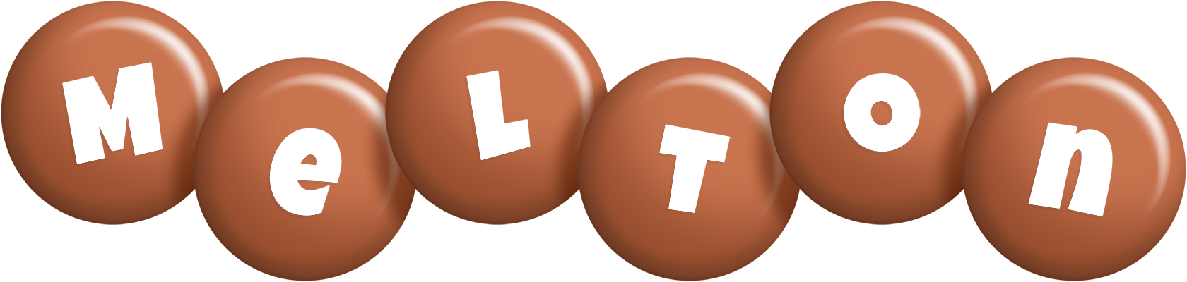 Melton candy-brown logo
