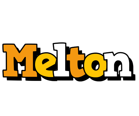 Melton cartoon logo