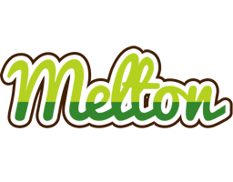 Melton golfing logo