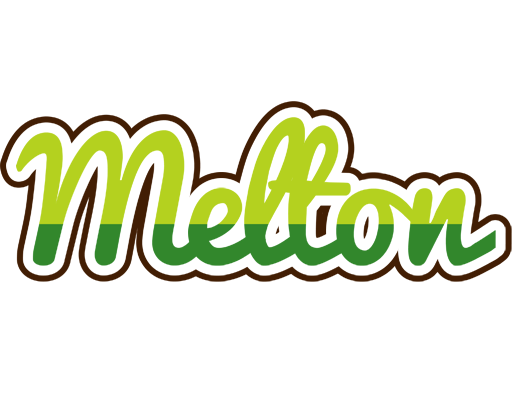Melton golfing logo