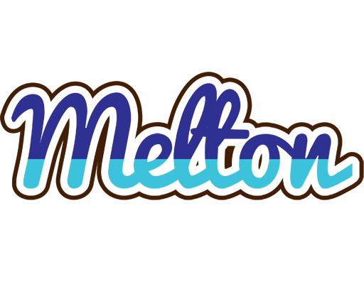 Melton raining logo
