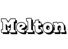 Melton snowing logo