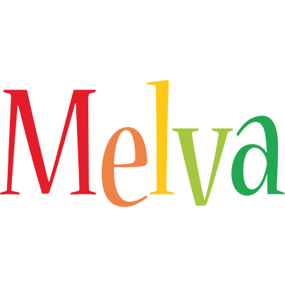 Melva birthday logo