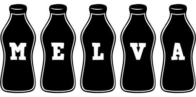 Melva bottle logo