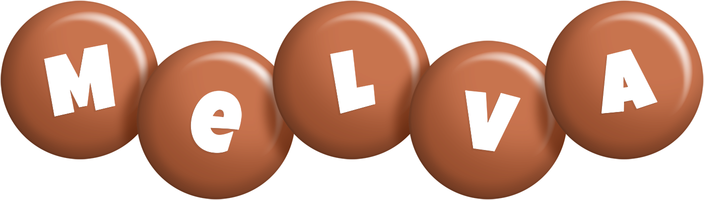 Melva candy-brown logo