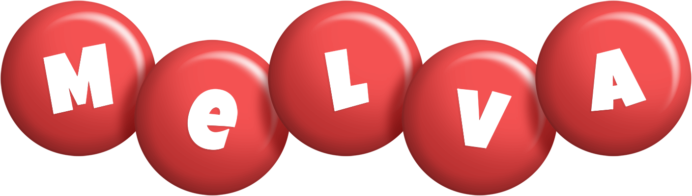 Melva candy-red logo