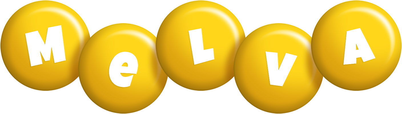 Melva candy-yellow logo