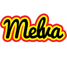 Melva flaming logo