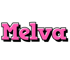 Melva girlish logo