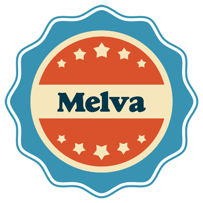 Melva labels logo