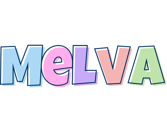Melva pastel logo
