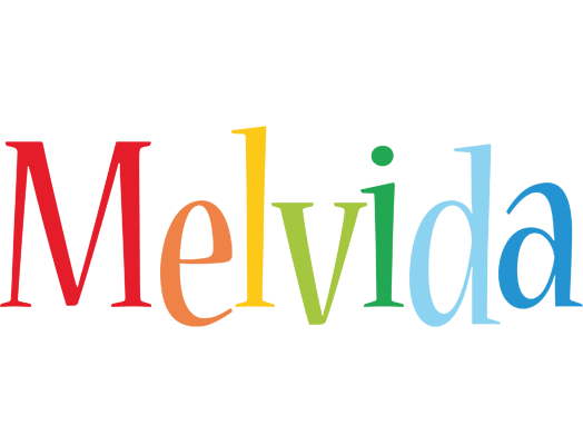 Melvida birthday logo