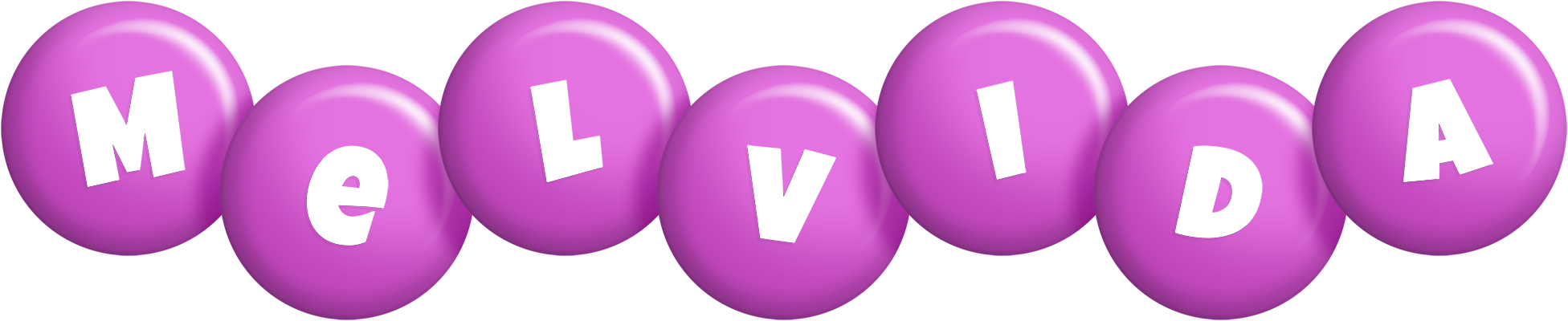 Melvida candy-purple logo