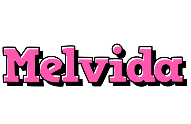 Melvida girlish logo
