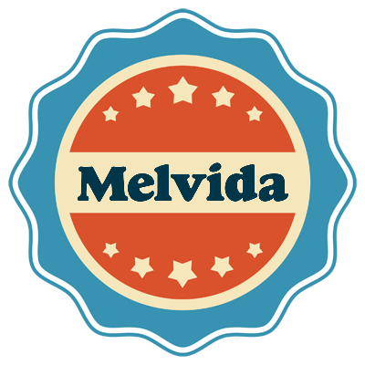 Melvida labels logo