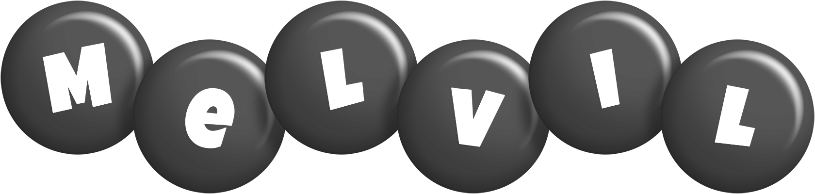 Melvil candy-black logo
