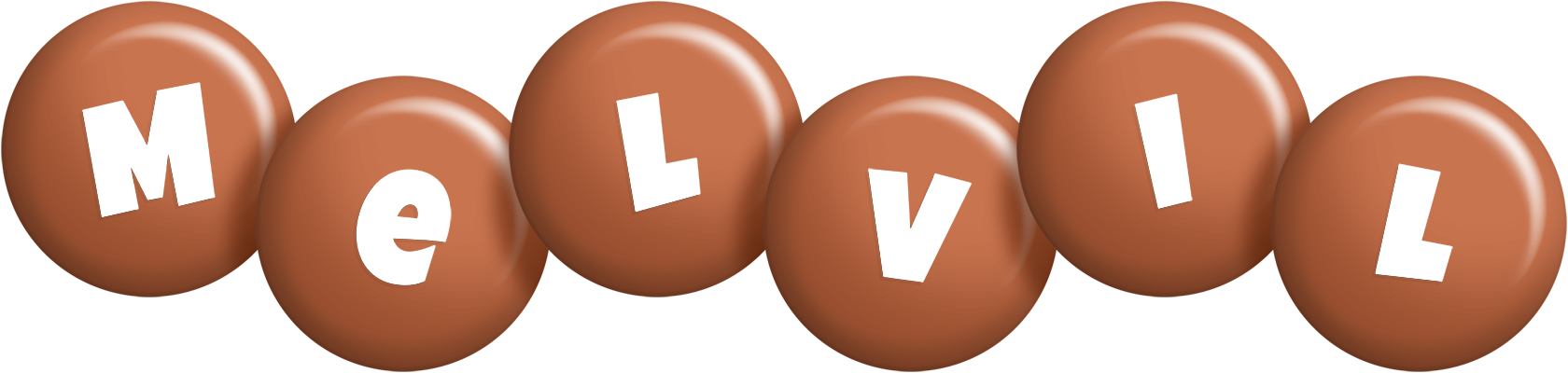 Melvil candy-brown logo