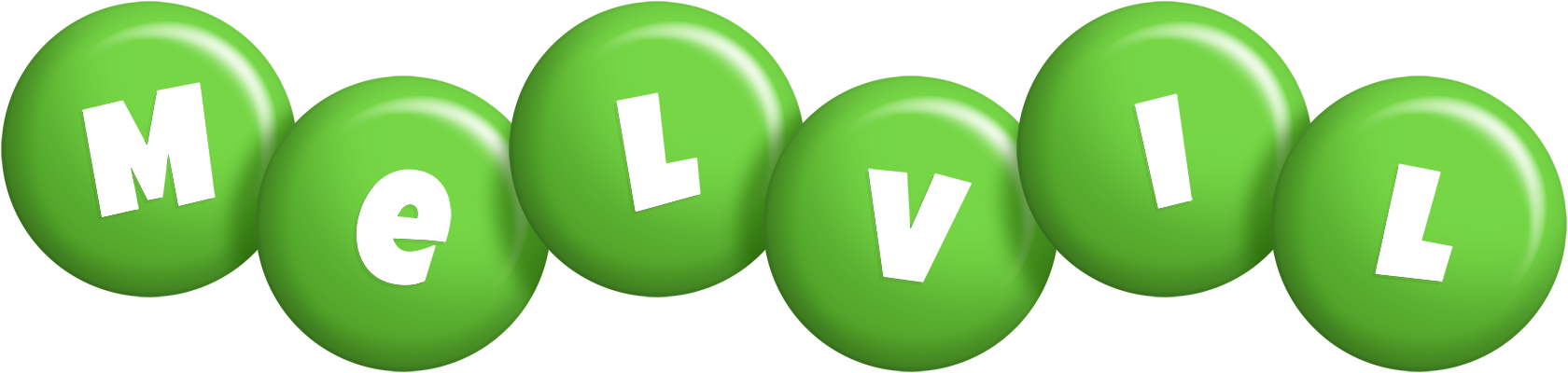 Melvil candy-green logo