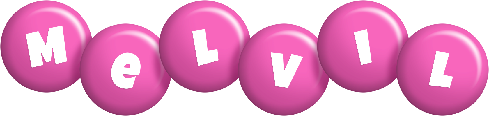 Melvil candy-pink logo