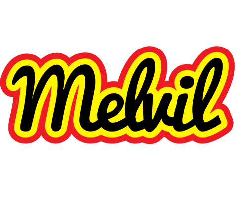 Melvil flaming logo