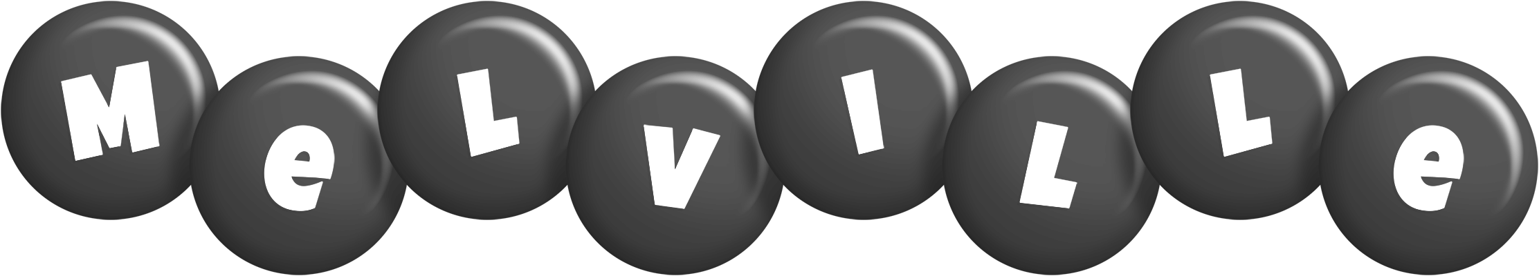 Melville candy-black logo