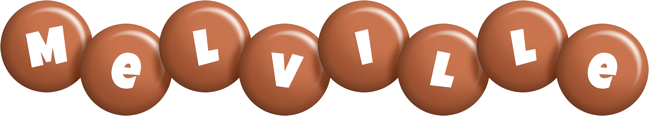 Melville candy-brown logo