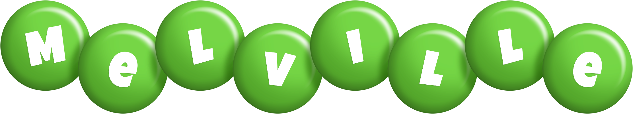 Melville candy-green logo