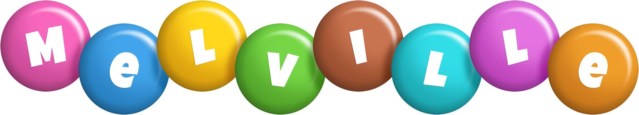 Melville candy logo