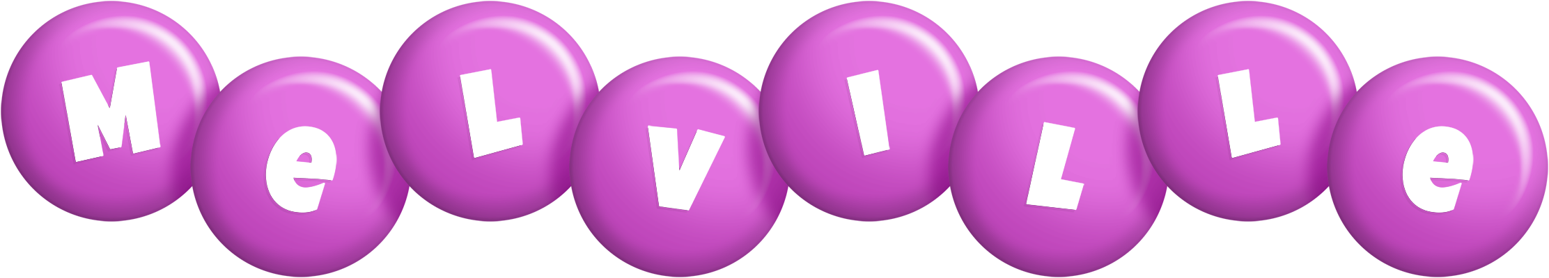 Melville candy-purple logo