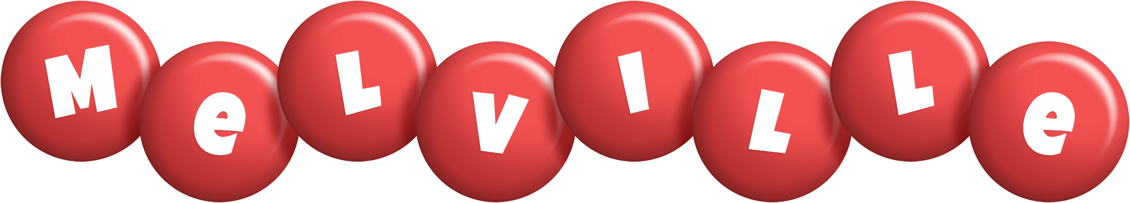 Melville candy-red logo