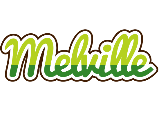 Melville golfing logo