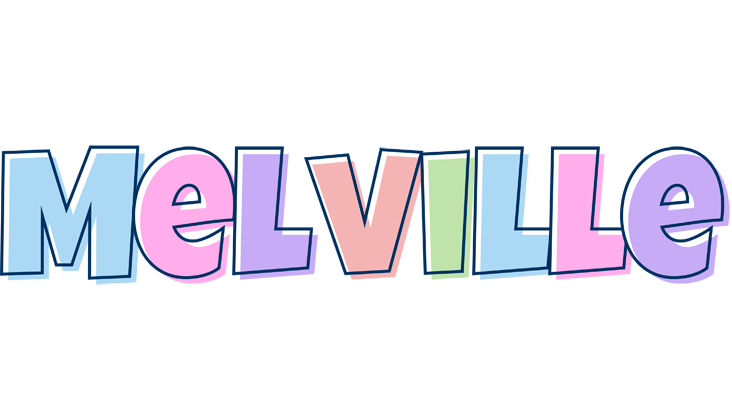 Melville pastel logo