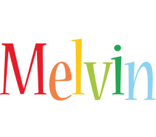 Melvin birthday logo