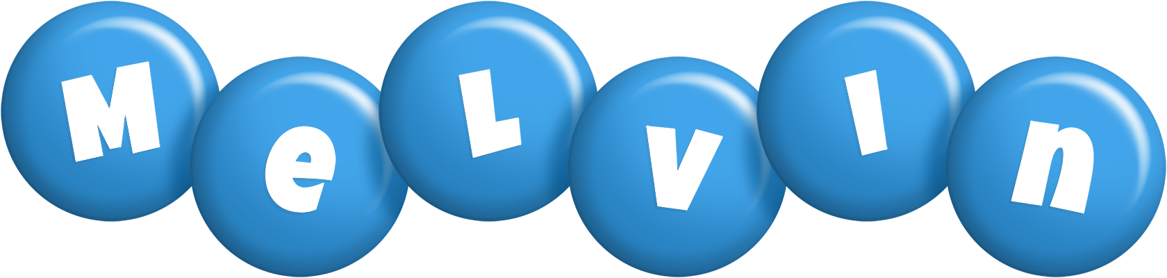 Melvin candy-blue logo