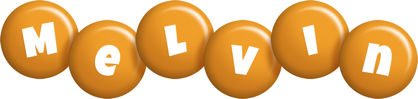 Melvin candy-orange logo