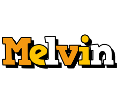 Melvin cartoon logo