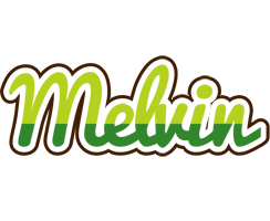 Melvin golfing logo