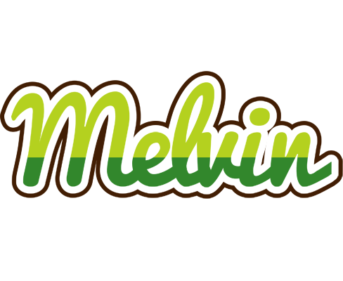Melvin golfing logo