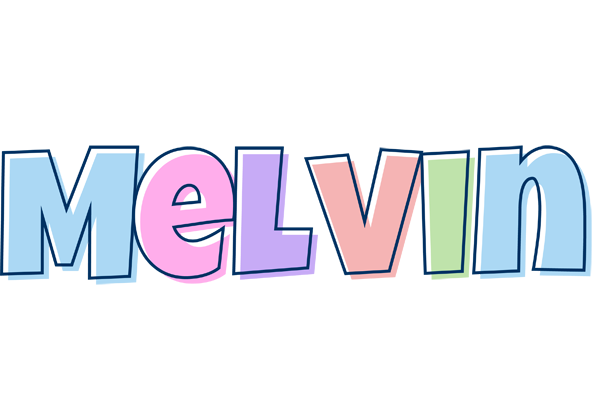 Melvin pastel logo