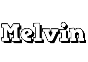 Melvin snowing logo
