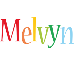 Melvyn birthday logo