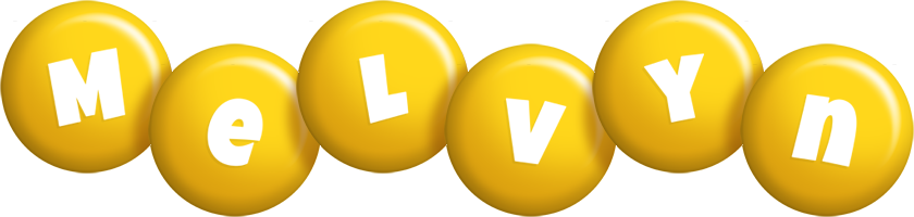 Melvyn candy-yellow logo